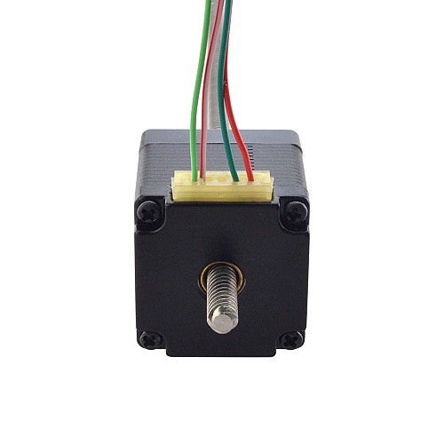 NEMA 11 비캡티브 Acme 선형 스테퍼 모터 1.0A 32.2mm 스택 나사 리드 5.08mm(0.2) 리드 길이 200mm NEMA 11 비캡티브 Acme 선형 스테퍼 모터 1.0A 32.2mm 스택 나사 리드 5.08mm(0.2) 리드 길이 200mm