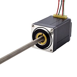 CN 세일중 - NEMA 11 비캡티브 Acme 선형 스테퍼 모터 1.0A 46mm 스택 나사 리드 1.27mm(0.05") 리드 길이 200mm