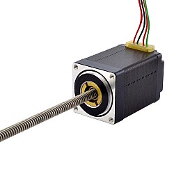 NEMA 11 비캡티브 Acme 선형 스테퍼 모터 1.0A 46mm 스택 나사 리드 2.54mm(0.1") 리드 길이 200mm