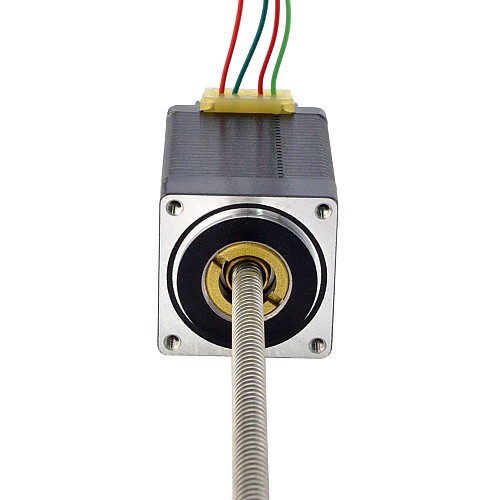NEMA 11 비캡티브 Acme 선형 스테퍼 모터 1.0A 46mm 스택 나사 리드 5.08mm(0.2) 리드 길이 200mm NEMA 11 비캡티브 Acme 선형 스테퍼 모터 1.0A 46mm 스택 나사 리드 5.08mm(0.2) 리드 길이 200mm