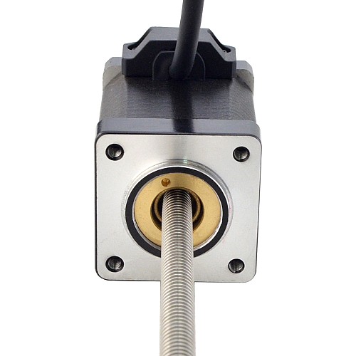 NEMA 14 비캡티브 Acme 선형 스테퍼 모터 1.5A 47mm 스택 나사 리드 1.27mm(0.05) 리드 길이 200mm