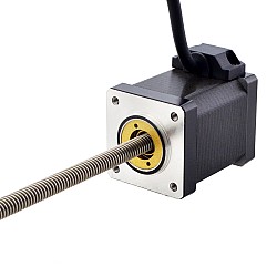 NEMA 14 비캡티브 Acme 선형 스테퍼 모터 1.5A 47mm 스택 나사 리드 2.54mm(0.1") 리드 길이 200mm