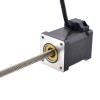 NEMA 14 비캡티브 Acme 선형 스테퍼 모터 1.5A 47mm 스택 나사 리드 6.35mm(0.25) 리드 길이 200mm