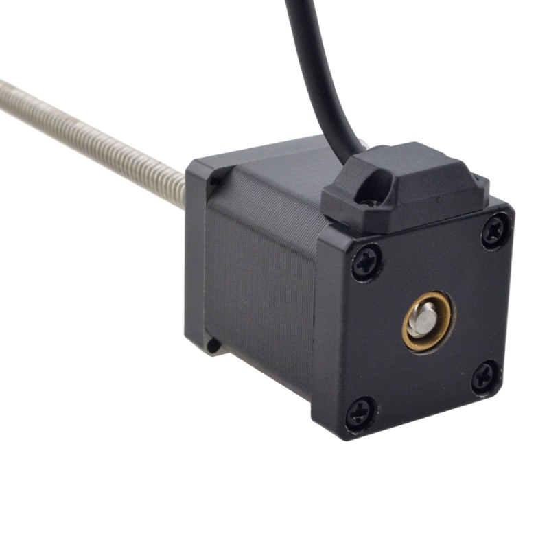 NEMA 14 비캡티브 Acme 선형 스테퍼 모터 1.5A 47mm 스택 나사 리드 6.35mm(0.25) 리드 길이 200mm