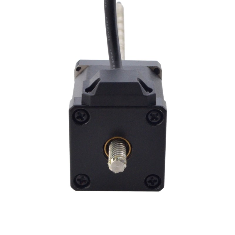NEMA 14 피드스루 모터 선형 스테퍼 모터 1.5A 47mm 길이 리드 12.7mm(0.5) 스트로크 200mm