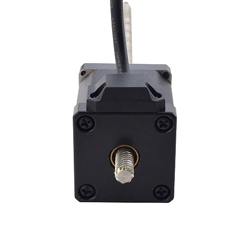 NEMA 14 피드스루 모터 선형 스테퍼 모터 1.5A 47mm 길이 리드 12.7mm(0.5) 스트로크 200mm
