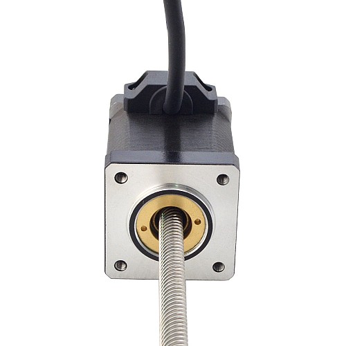 NEMA 14 피드스루 모터 선형 스테퍼 모터 1.5A 47mm 길이 리드 12.7mm(0.5) 스트로크 200mm