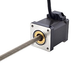 CN 세일중 - NEMA 14 피드스루 모터 선형 스테퍼 모터 1.5A 47mm 길이 리드 12.7mm(0.5") 스트로크 200mm