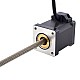 NEMA 14 피드스루 모터 선형 스테퍼 모터 1.5A 47mm 길이 리드 12.7mm(0.5) 스트로크 200mm