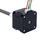 Nema 17 외부 34mm 스택 0.4A 리드 4mm(0.15748") 길이 100mm - 17E13S0404DB4-100RS | StepperOnline UK