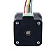 Nema 17 외부 34mm 스택 0.4A 리드 4mm(0.15748") 길이 100mm - 17E13S0404DB4-100RS | StepperOnline UK