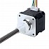 Nema 17 외부 34mm 스택 0.4A 리드 4mm(0.15748") 길이 100mm