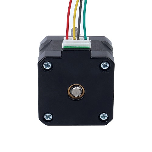 Nema 17 비캡티브 34mm 스택 0.4A 리드 2mm(0.07874") 길이 100mm - 17N13S0404AF4-100RS | StepperOnline UK