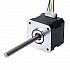 Nema 17 비캡티브 34mm 스택 0.4A 리드 2mm(0.07874") 길이 100mm