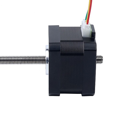 Nema 17 비캡티브 34mm 스택 0.4A 리드 2mm(0.07874) 길이 150mm