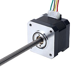 Nema 17 비캡티브 34mm 스택 0.4A 리드 2mm(0.07874") 길이 150mm