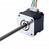 Nema 17 비캡티브 34mm 스택 0.4A 리드 2mm(0.07874") 길이 150mm