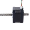 Nema 17 노캡티브 타입 26Ncm (36.81oz.in) 34mm 스택 0.4A 리드선 8mm (0.31496") 길이 320mm - 17N13S0404MB4-320RS | StepperOnline