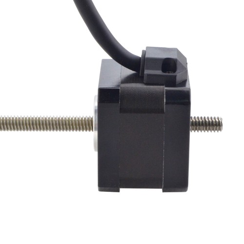 NEMA 17 피드스루 모터 Acme 선형 스테퍼 모터 1.5A 34mm 길이 리드 2.54mm(0.1) 스트로크 200mm