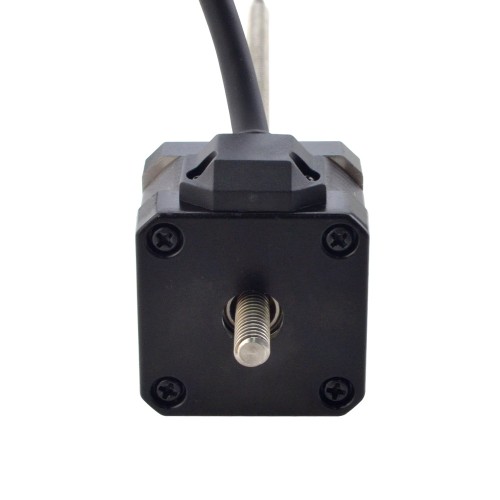 NEMA 17 피드스루 모터 Acme 선형 스테퍼 모터 1.5A 34mm 길이 리드 2.54mm(0.1) 스트로크 200mm