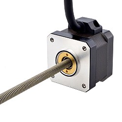 NEMA 17 피드스루 모터 Acme 선형 스테퍼 모터 1.5A 34mm 길이 리드 2.54mm(0.1") 스트로크 200mm