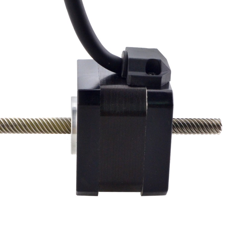 NEMA 17 피드스루 모터 Acme 선형 스테퍼 모터 1.5A 34mm 길이 리드 12.7mm(0.5) 스트로크 200mm