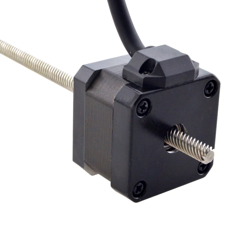 NEMA 17 피드스루 모터 Acme 선형 스테퍼 모터 1.5A 34mm 길이 리드 12.7mm(0.5) 스트로크 200mm