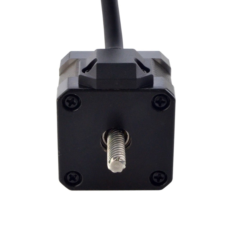 NEMA 17 피드스루 모터 Acme 선형 스테퍼 모터 1.5A 34mm 길이 리드 12.7mm(0.5) 스트로크 200mm