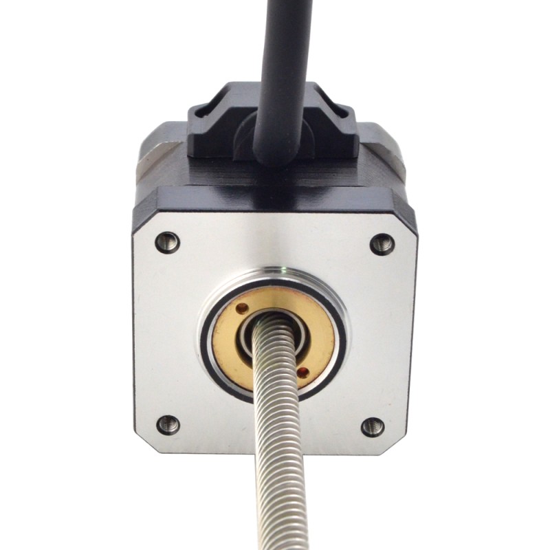 NEMA 17 피드스루 모터 Acme 선형 스테퍼 모터 1.5A 34mm 길이 리드 12.7mm(0.5) 스트로크 200mm