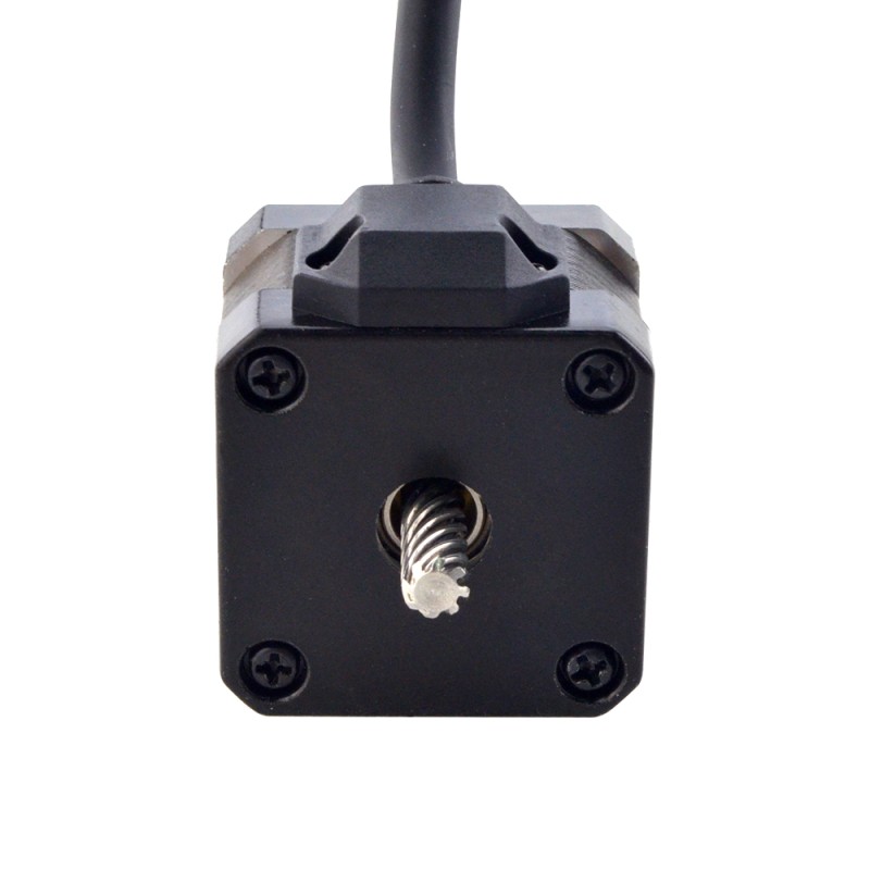 NEMA 17 피드스루 모터 Acme 선형 스테퍼 모터 1.5A 34mm 길이 리드 25.4mm(1) 스트로크 200mm