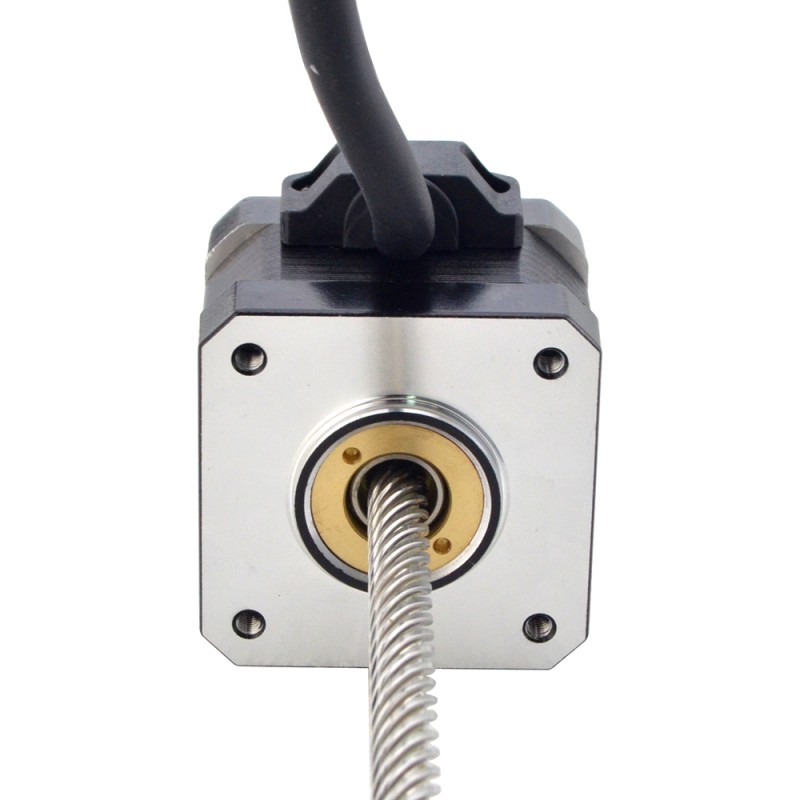 NEMA 17 피드스루 모터 Acme 선형 스테퍼 모터 1.5A 34mm 길이 리드 25.4mm(1) 스트로크 200mm