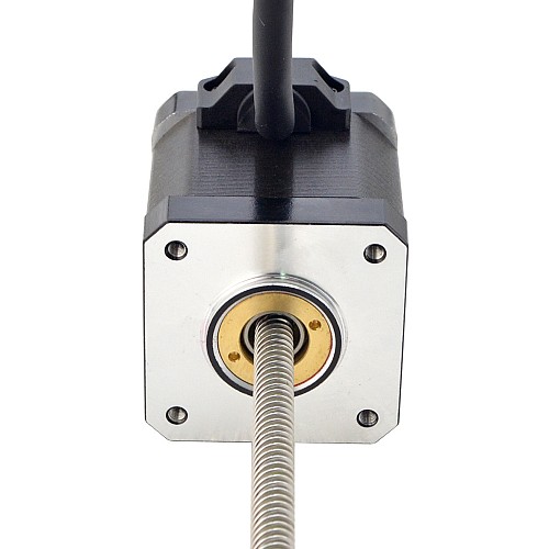 NEMA 17 비캡티브 Acme 선형 스테퍼 모터 2.5A 48mm 스택 나사 리드 6.35mm(0.25) 리드 길이 200mm