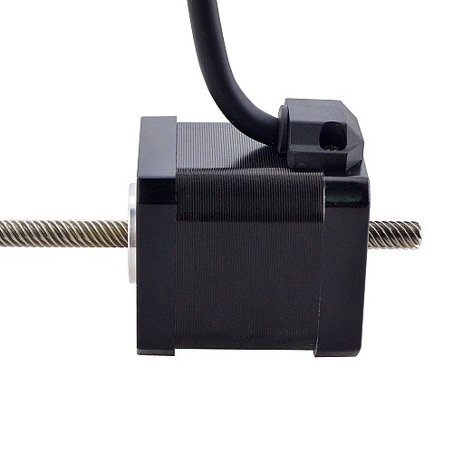 NEMA 17 비캡티브 Acme 선형 스테퍼 모터 2.5A 48mm 스택 나사 리드 12.7mm(0.5) 리드 길이 200mm