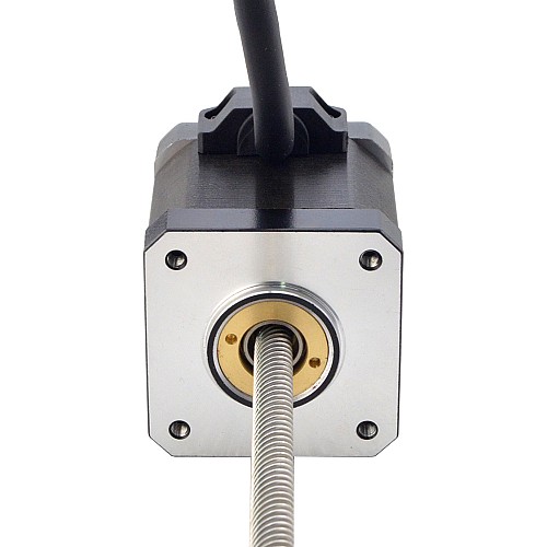 NEMA 17 비캡티브 Acme 선형 스테퍼 모터 2.5A 48mm 스택 나사 리드 12.7mm(0.5) 리드 길이 200mm