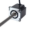 Nema 23 비캡티브 56mm 스택 2.0A 리드 2mm(0.07874") 길이 250mm - 23N22S2004AJ4-250RS | StepperOnline