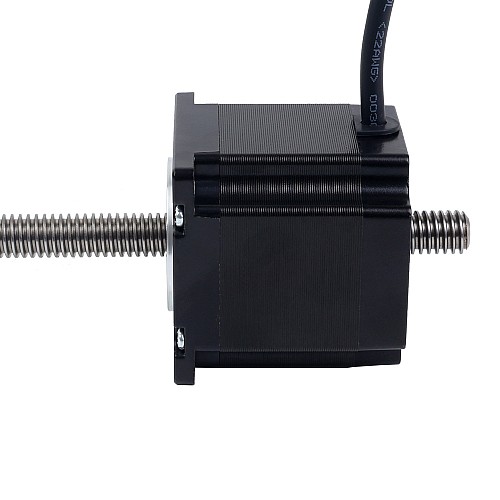 Nema 23 비캡티브 56mm 스택 2.0A 리드 2mm(0.07874") 길이 250mm - 23N22S2004AJ4-250RS | StepperOnline