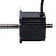 Nema 23 비캡티브 56mm 스택 2.0A 리드 2mm(0.07874") 길이 250mm - 23N22S2004AJ4-250RS | StepperOnline