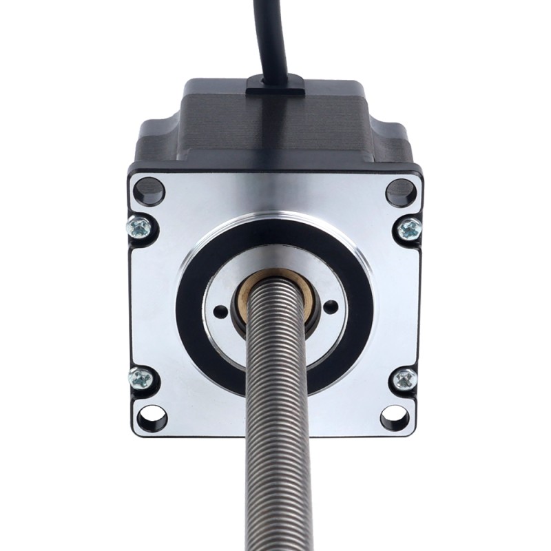 Nema 23 비캡티브 56mm 스택 2.0A 리드 2mm(0.07874") 길이 250mm - 23N22S2004AJ4-250RS | StepperOnline