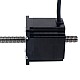 Nema 23 비캡티브 56mm 스택 2.0A 리드 2mm(0.07874") 길이 355mm - 23N22S2004AJ4-355RS | StepperOnline
