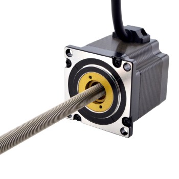 NEMA 23 피드스루 모터 Acme 선형 스테퍼 모터 3.0A 56mm 길이 리드 1.27mm(0.05") 스트로크 250mm