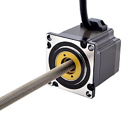 NEMA 23 피드스루 모터 Acme 선형 스테퍼 모터 3.0A 56mm 길이 리드 1.27mm(0.05") 스트로크 250mm