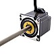 NEMA 23 피드스루 모터 Acme 선형 스테퍼 모터 3.0A 56mm 길이 리드 1.27mm(0.05) 스트로크 250mm