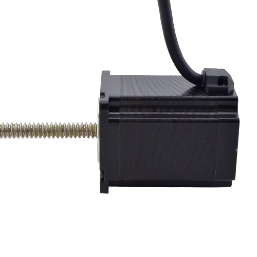 NEMA 23 피드스루 모터 Acme 선형 스테퍼 모터 4.0A 75mm 길이 리드 2.54mm(0.1) 스트로크 250mm