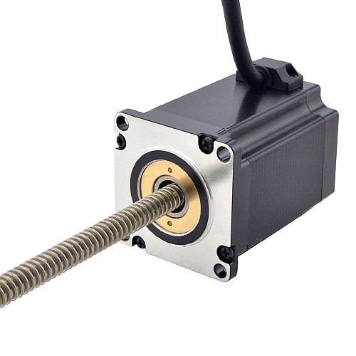 NEMA 23 피드스루 모터 Acme 선형 스테퍼 모터 4.0A 75mm 길이 리드 2.54mm(0.1) 스트로크 250mm