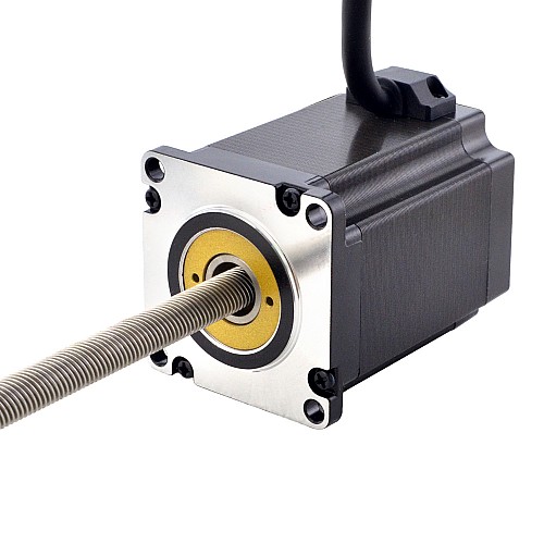 NEMA 23 피드스루 모터 Acme 선형 스테퍼 모터 4.0A 75mm 길이 리드 10.16mm(0.4) 스트로크 250mm
