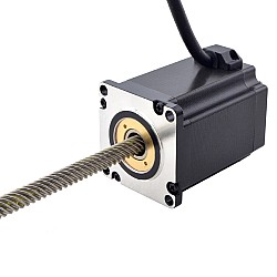 CN 세일중 - NEMA 23 피드스루 모터 Acme 선형 스테퍼 모터 4.0A 75mm 길이 리드 25.4mm(1") 스트로크 250mm
