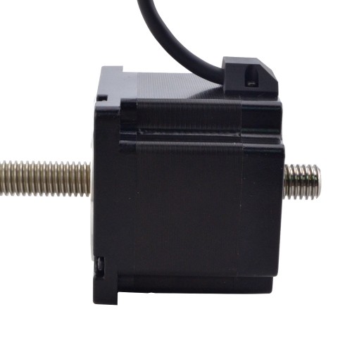 NEMA 34 비캡티브 Acme 선형 스테퍼 모터 5.5A 76mm 스택 나사 리드 2.54mm(0.1) 리드 길이 300mm