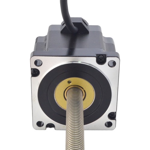 NEMA 34 비캡티브 Acme 선형 스테퍼 모터 5.5A 76mm 스택 나사 리드 2.54mm(0.1) 리드 길이 300mm