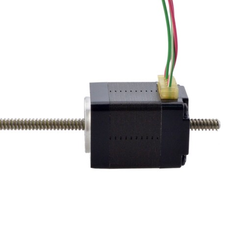 NEMA 8 비캡티브 Acme 선형 스테퍼 모터 0.5A 28.2mm StackScrew 리드 2mm(0.07874) 리드 길이 150mm