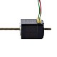 NEMA 8 비캡티브 Acme 선형 스테퍼 모터 0.5A 28.2mm StackScrew 리드 2mm(0.07874) 리드 길이 150mm